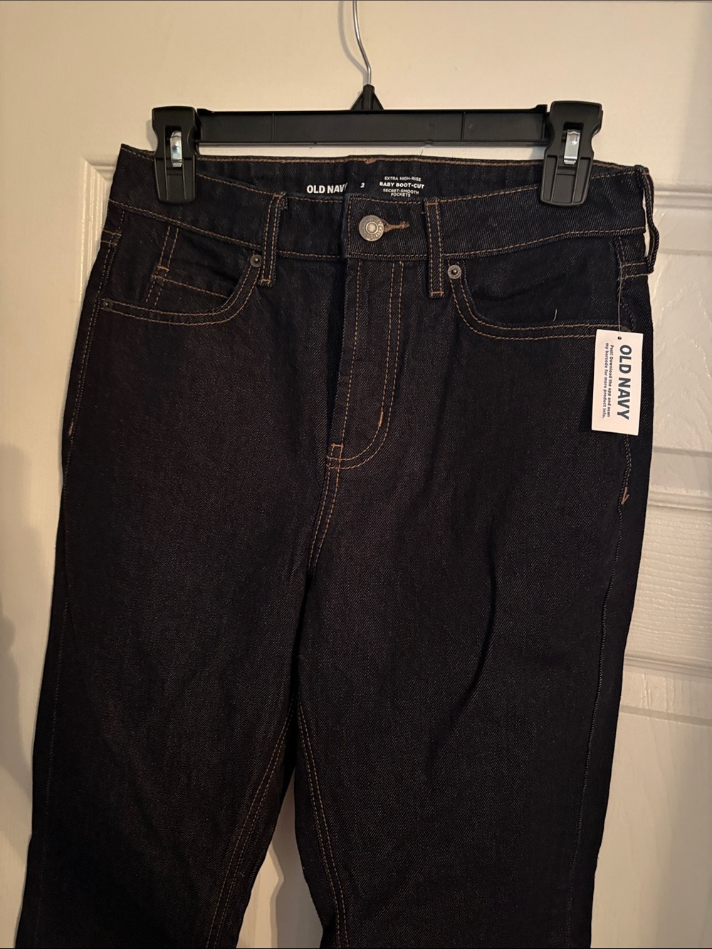 Old Navy Dark Indigo Baby Boot Cut Jeans